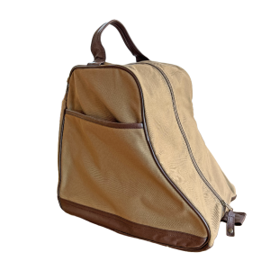Dedito Leather & Canvas Boot Bag